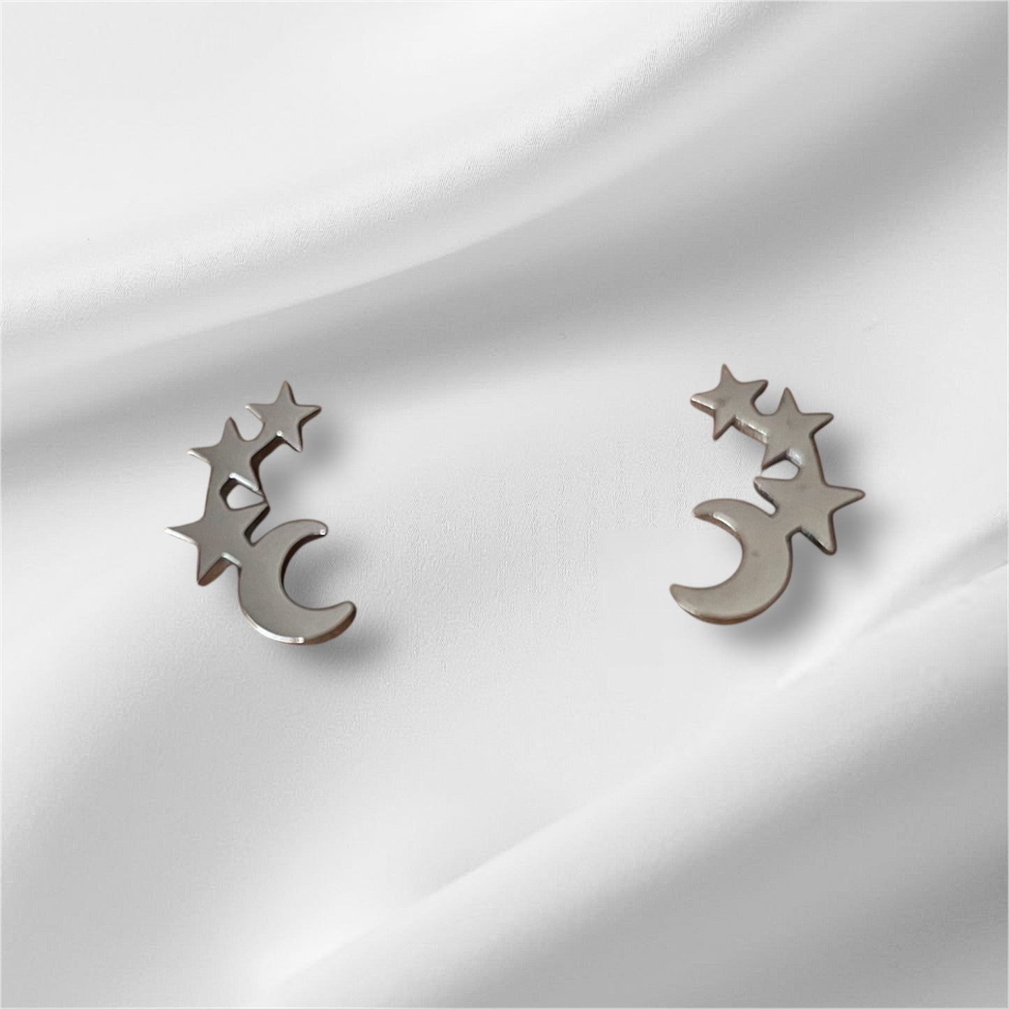 Moon & Star Studs