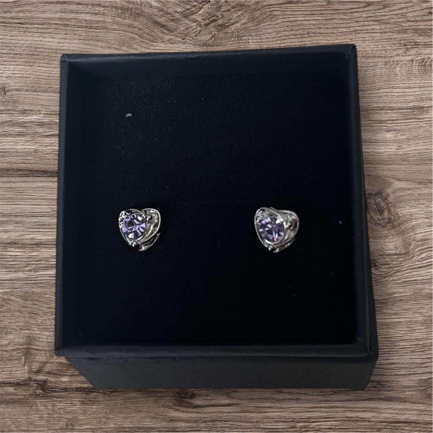 Purple Stone Stud