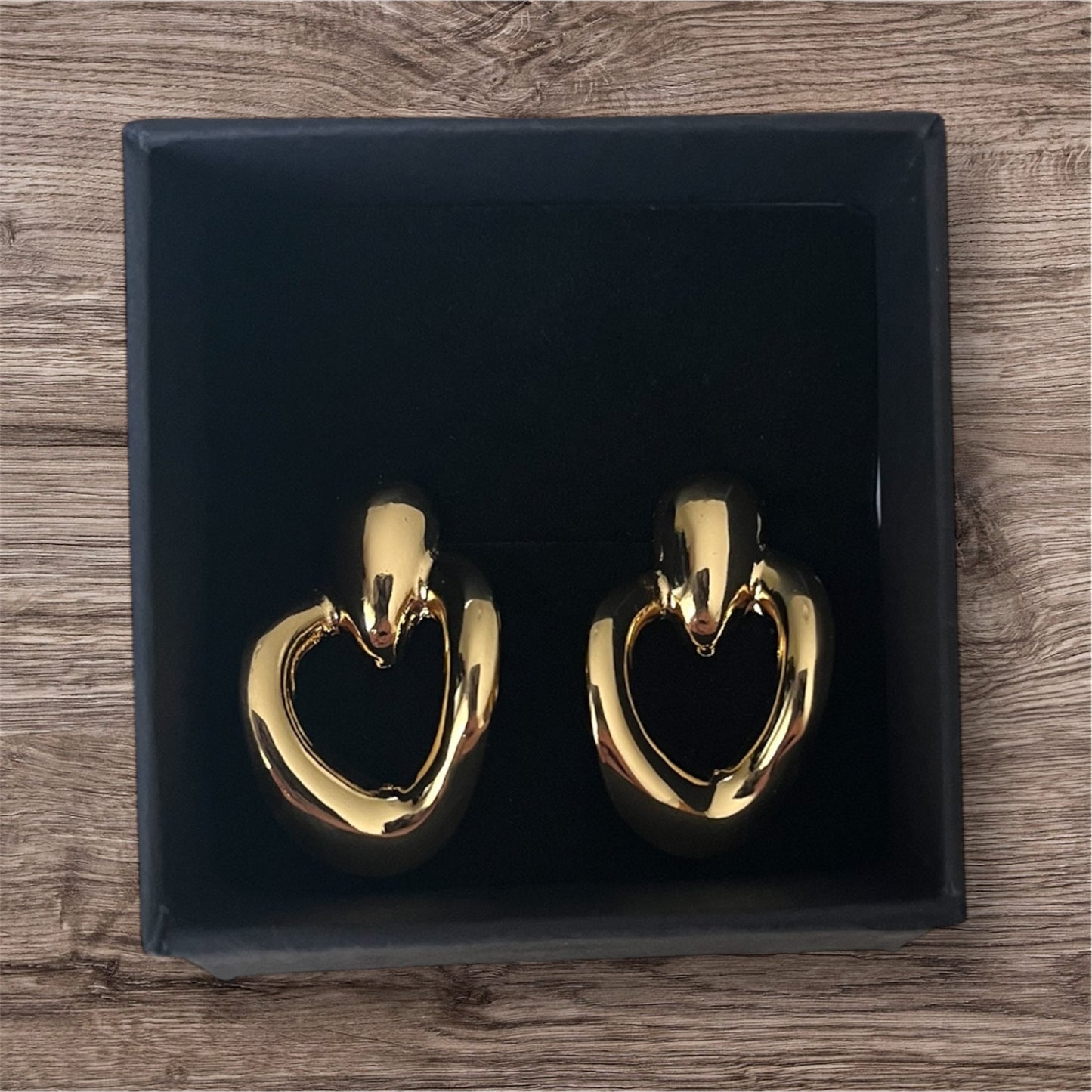 Abstract Heart Earrings