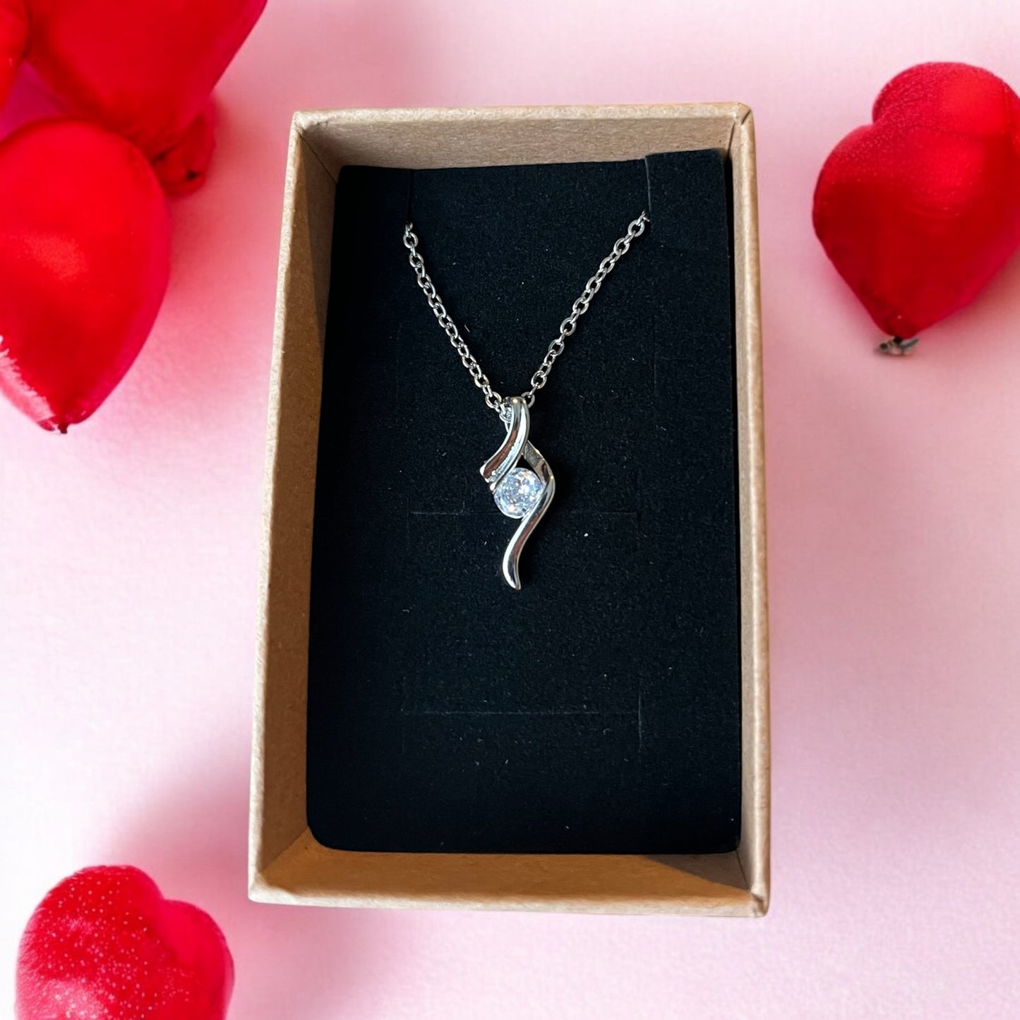 Elegant Lines Cubic Zirconia Pendant